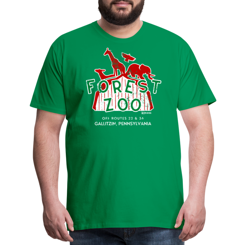 FOREST ZOO - Big & Tall Tee - kelly green
