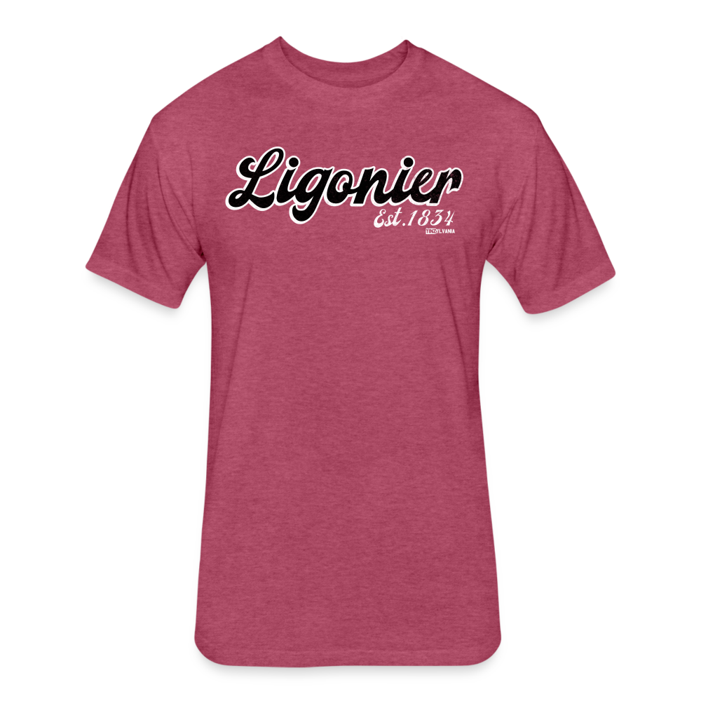 LIGONIER - EST. 1834 - heather burgundy