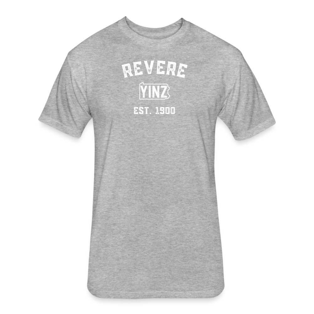 Fitted Cotton/Poly T-Shirt by Next Level - heather gray