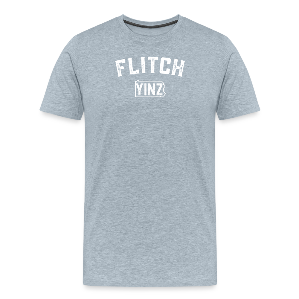 FLITCH YINZYLVANIA - Big & Tall Tee - heather ice blue