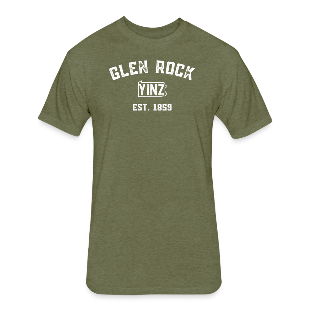 GLEN ROCK - heather military green