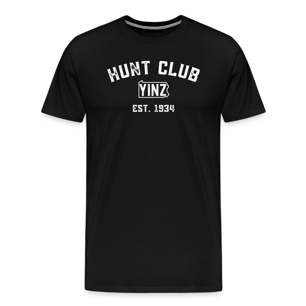 HUNT CLUB YINZYLVANIA - Men's Premium T-Shirt - black