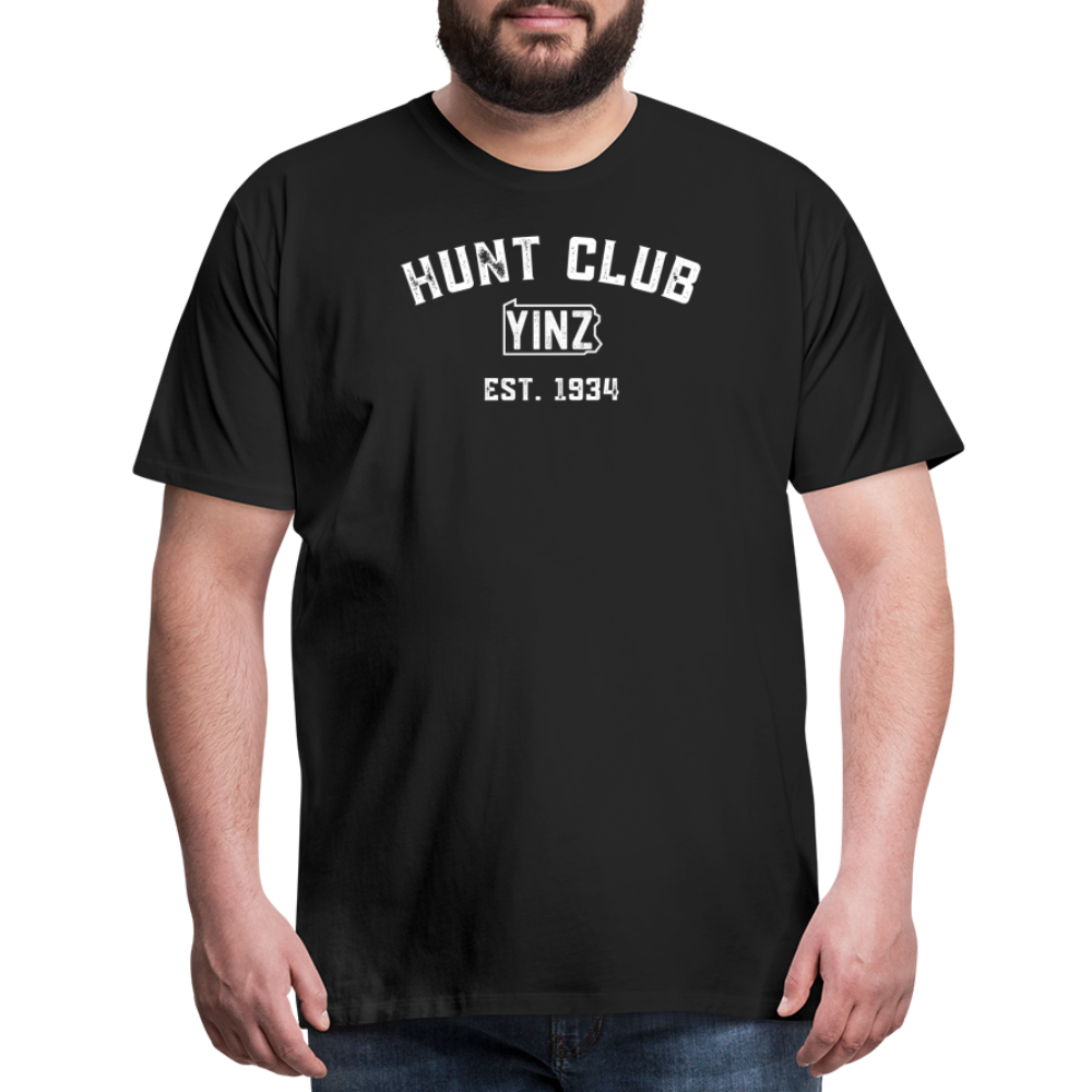 HUNT CLUB YINZYLVANIA - Men's Premium T-Shirt - black