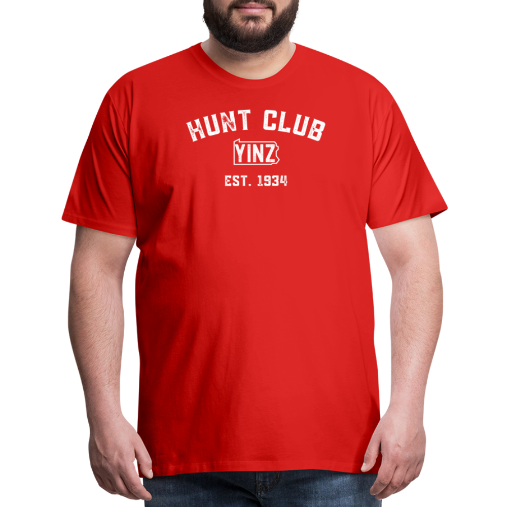 HUNT CLUB YINZYLVANIA - Men's Premium T-Shirt - red