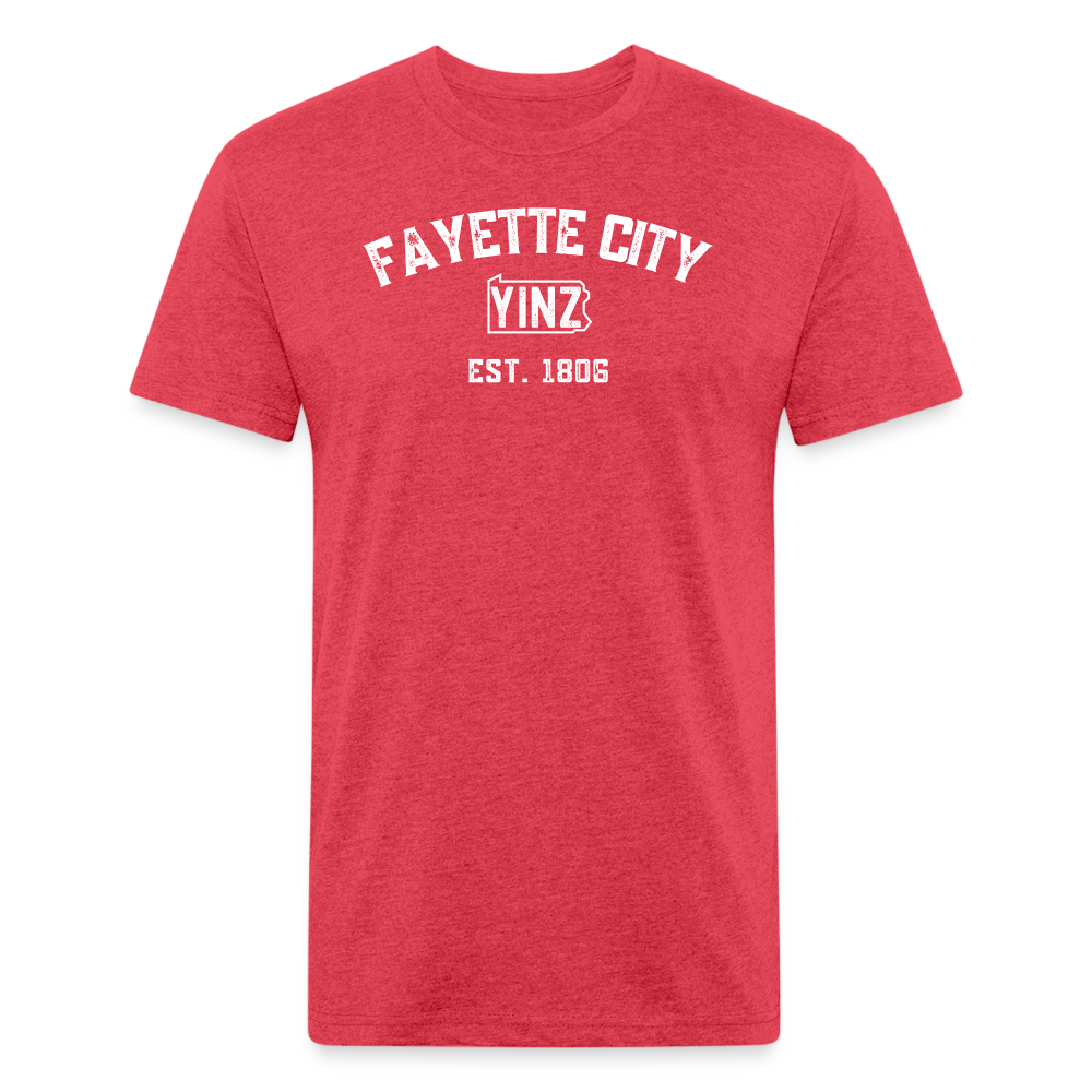 FAYETTE CITY YINZYLVANIA - heather red
